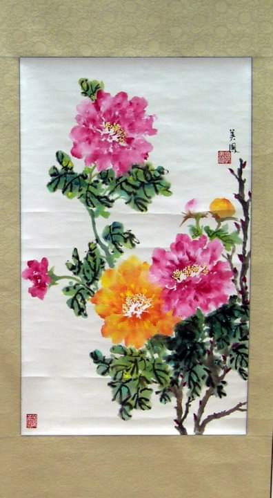 Ink painting by Kwok Mei Foong