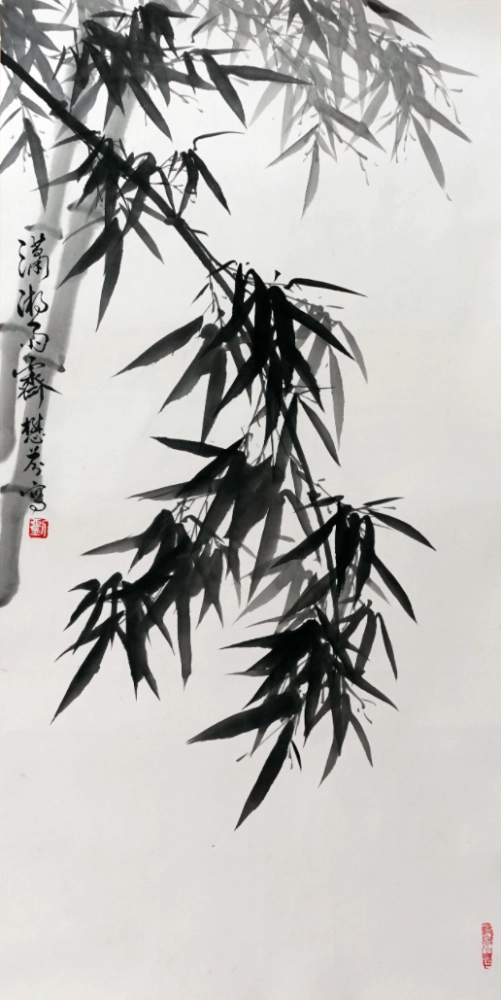 Ink painting by Liu Mou Fen
