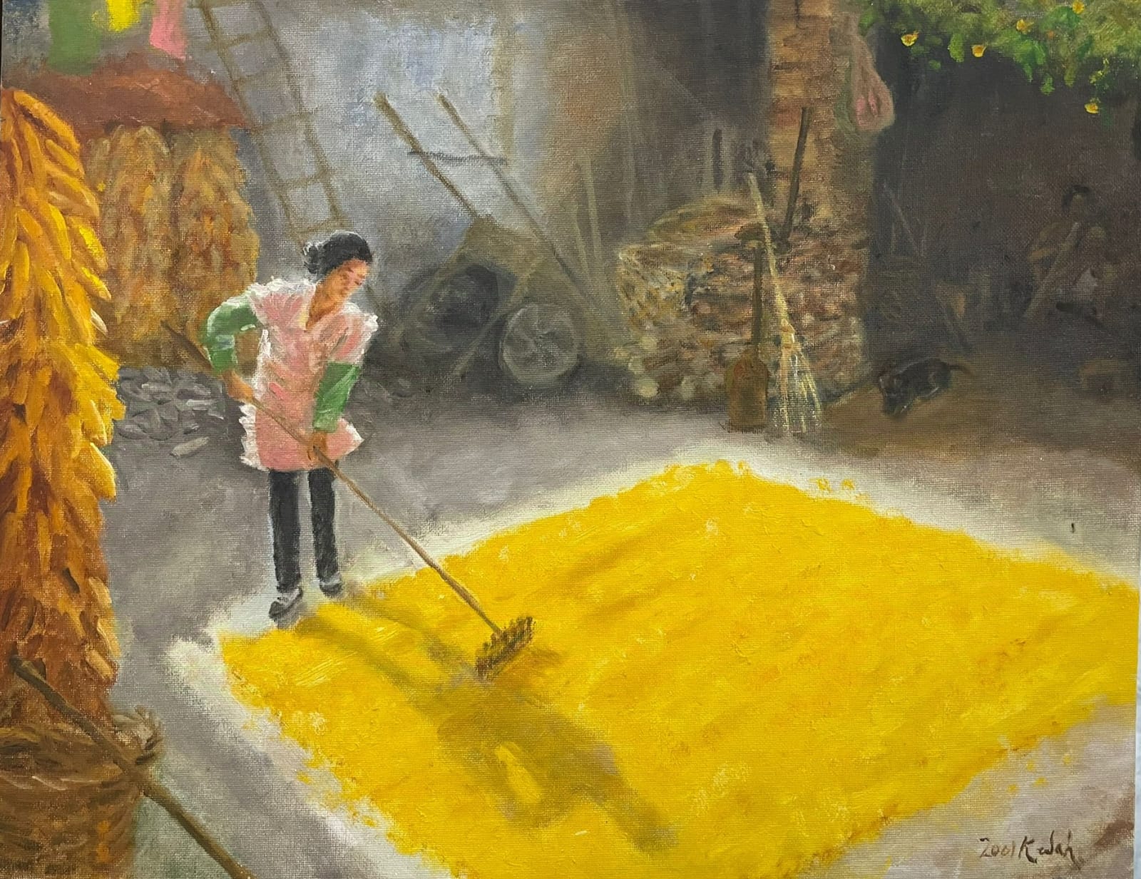Painting by Loo Kok Wah