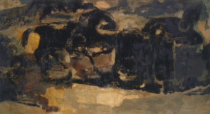 Untitled (Rama), undated, Oil on canvas, 229 × 132cm, by Yeh Chi Wei